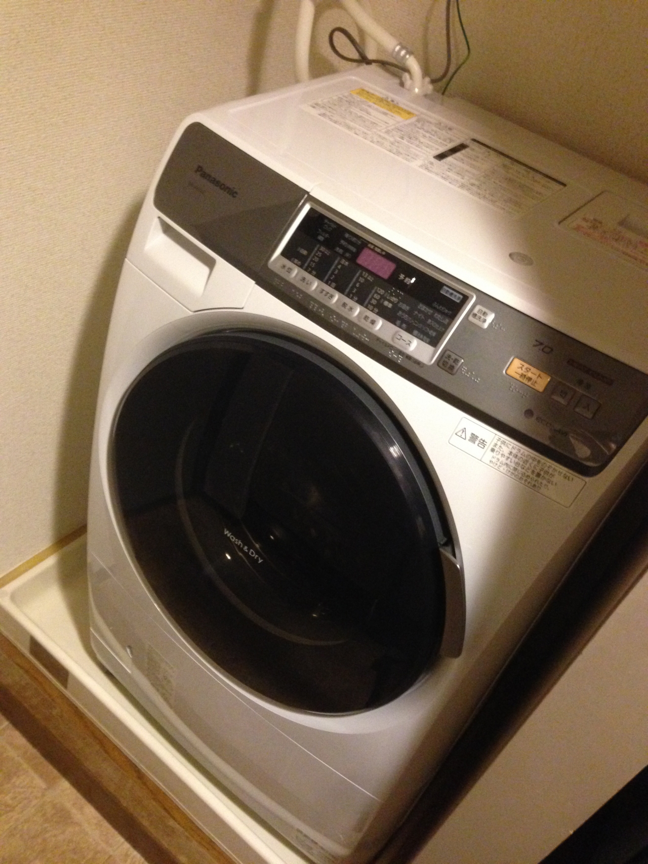 ドラム式洗濯機の買いました「パナソニック プチドラム NA-VH310L 