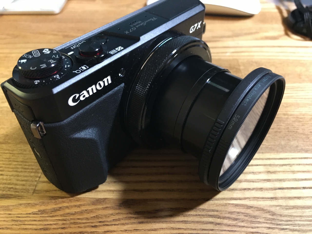 Canon G7X Mark2にレンズフィルターやプロテクターをつける